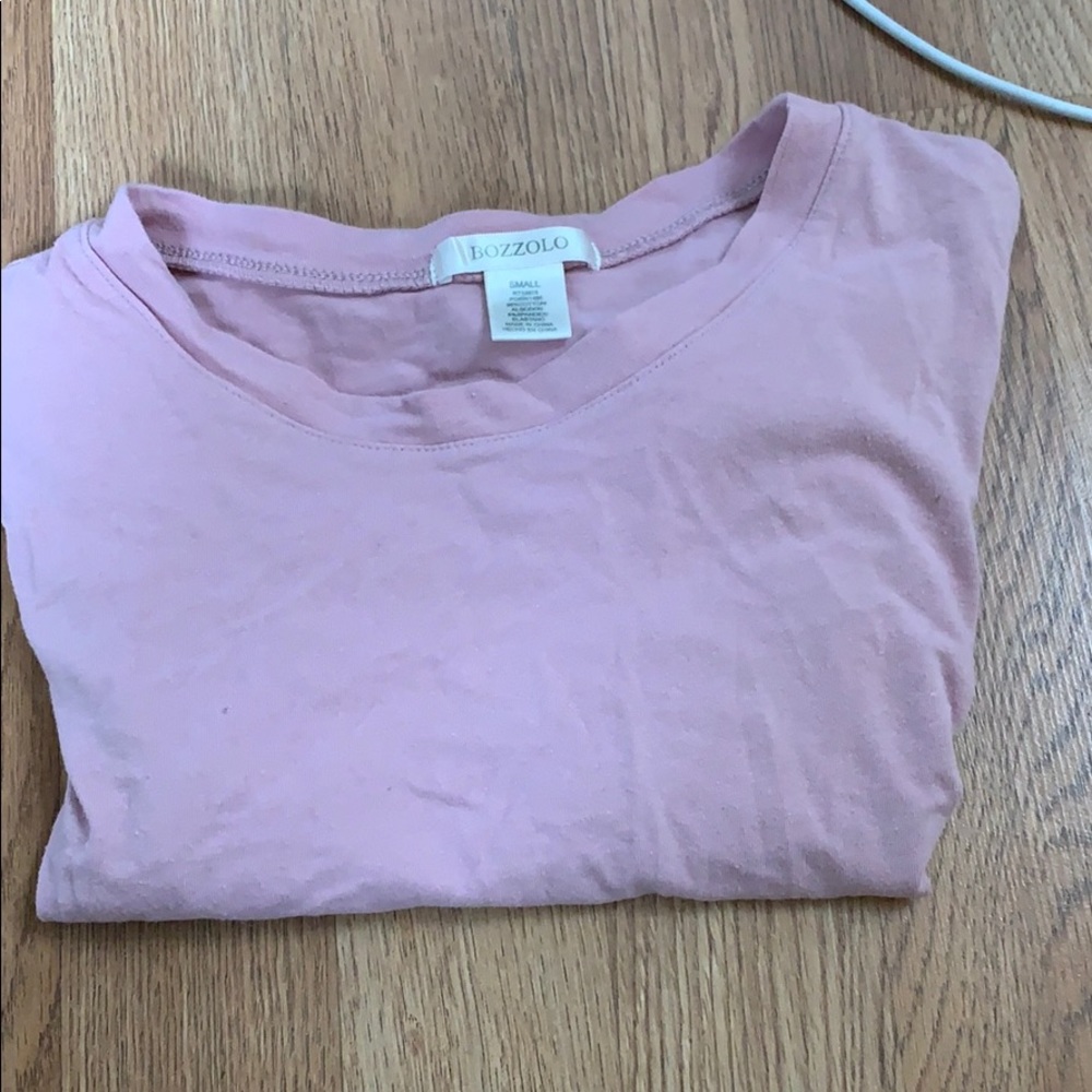 Pink crop top